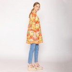 Wholesale do Everything Love Abstract Print Poncho One Fits Most Polyester