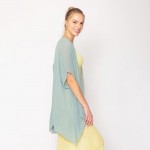 Wholesale do Everything Love Solid Chiffon Ruana One Fits Most Polyester