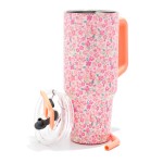 Wholesale floral Printed oz Double Wall Stainless Steel Vacuum Tumbler Handle Sc