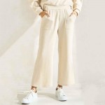 Wholesale women s Leg Corduroy Cropped Pants Pack Relaxed Fit Cropped Pants Elas