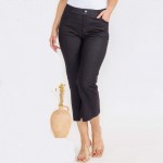 Wholesale women s Plus Classic Solid Straight Leg Crop Pants Pack Straight Leg C