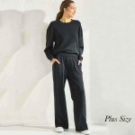 Wholesale women s Plus Sofie Soft Modal Relaxed Fit Pants Pack Loose Fit Lightwe