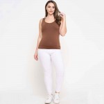 Wholesale women s Plus U Neck Solid Seamless Tank One Fits Most Nylon Spandex