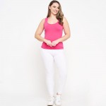 Wholesale women s Plus U Neck Solid Seamless Tank One Fits Most Nylon Spandex