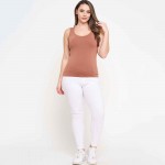 Wholesale women s Plus U Neck Solid Seamless Tank One Fits Most Nylon Spandex