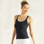 Wholesale women s U Neck Two Seamless Tank One Fits Most Nylon Spandex