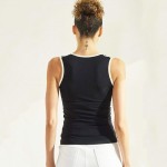 Wholesale women s U Neck Two Seamless Tank One Fits Most Nylon Spandex