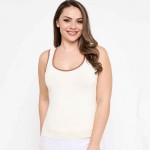 Wholesale women s Plus U Neck Two Seamless Tank One Fits Most Nylon Spandex
