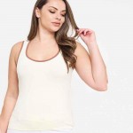 Wholesale women s Plus U Neck Two Seamless Tank One Fits Most Nylon Spandex