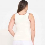 Wholesale women s Plus U Neck Two Seamless Tank One Fits Most Nylon Spandex