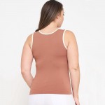 Wholesale women s Plus U Neck Two Seamless Tank One Fits Most Nylon Spandex