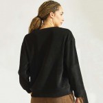 Wholesale women s V Neck Corduroy Long Sleeve Top Pack Relaxed Fit Dropped Shoul