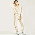 Wholesale women s V Neck Corduroy Long Sleeve Top Pack Relaxed Fit Dropped Shoul