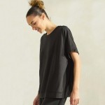 Wholesale women s Short Sleeve Peach Skin Crew Top Pack Loose Fit Lightweight Br