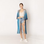Wholesale do Everything Love Two Lurex Kimono Fringe Detail One Fits Most Polyes