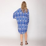 Wholesale do Everything Love Ikat Hi Lo Tunic Poncho One Fits Most Viscose