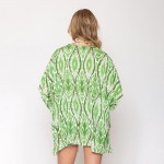 Wholesale do Everything Love Cinch Front Ikat Poncho One Fits Most Viscose