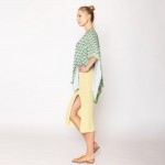 Wholesale do Everything Love D Pattern Print Ruana One Fits Most Viscose