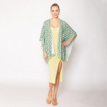 Wholesale do Everything Love D Pattern Print Ruana One Fits Most Viscose