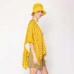 Wholesale do Everything Love D Pattern Print Ruana One Fits Most Viscose