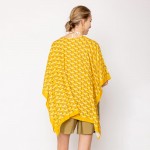 Wholesale do Everything Love D Pattern Print Ruana One Fits Most Viscose
