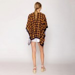 Wholesale do Everything Love Geometric Print Kimono One Fits Most Viscose