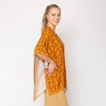 Wholesale do Everything Love Geometric Print Kimono One Fits Most Viscose