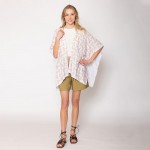 Wholesale do Everything Love Geometric Print Kimono One Fits Most Viscose