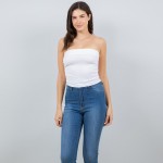 Wholesale seamless Tube Top Pack Cinched Sides Stretchy Nylon Polyester Spandex