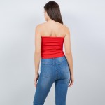 Wholesale seamless Tube Top Pack Cinched Sides Stretchy Nylon Polyester Spandex