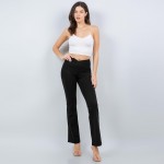 Wholesale waist Flare Yoga Pants Pack V Waistline Butt Lifting Slimming Soft St
