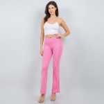 Wholesale waist Flare Yoga Pants Pack V Waistline Butt Lifting Slimming Soft St