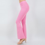Wholesale waist Flare Yoga Pants Pack V Waistline Butt Lifting Slimming Soft St