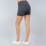 Wholesale waist Biker Shorts Pack Butt Lifting Soft Stretchy Nylon Spandex