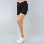 Wholesale waist Biker Shorts Pack V Waistline Butt Lifting Soft Stretchy Nylon