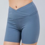 Wholesale waist Biker Shorts Pack V Waistline Butt Lifting Soft Stretchy Nylon