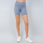 Wholesale waist Biker Shorts Pack V Waistline Butt Lifting Soft Stretchy Nylon