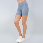 Wholesale waist Biker Shorts Pack V Waistline Butt Lifting Soft Stretchy Nylon