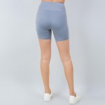 Wholesale waist Biker Shorts Pack V Waistline Butt Lifting Soft Stretchy Nylon