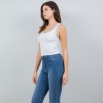 Wholesale contrast Tank Top Pack Seamless Soft Stretchy Viscose Nylon Spandex