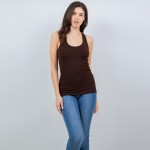 Wholesale seamless Racerback Tank Top One Fits Most Soft Stretchy Nylon Spandex