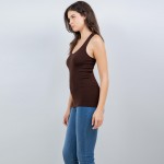 Wholesale seamless Racerback Tank Top One Fits Most Soft Stretchy Nylon Spandex