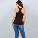 Wholesale seamless Racerback Tank Top One Fits Most Soft Stretchy Nylon Spandex