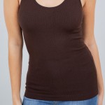 Wholesale seamless Racerback Tank Top One Fits Most Soft Stretchy Nylon Spandex