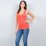 Wholesale seamless Racerback Tank Top One Fits Most Soft Stretchy Nylon Spandex