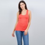Wholesale seamless Racerback Tank Top One Fits Most Soft Stretchy Nylon Spandex