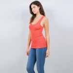 Wholesale seamless Racerback Tank Top One Fits Most Soft Stretchy Nylon Spandex