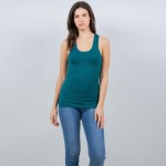 Wholesale seamless Racerback Tank Top One Fits Most Soft Stretchy Nylon Spandex