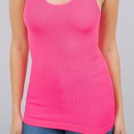 Wholesale seamless Racerback Tank Top One Fits Most Soft Stretchy Nylon Spandex