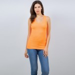 Wholesale seamless Racerback Tank Top One Fits Most Soft Stretchy Nylon Spandex